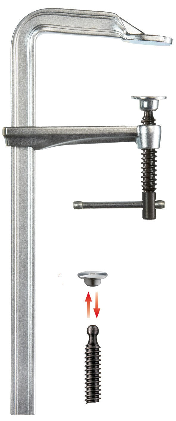 TG. 400/120 mm) TORNILLO DE APRIETE TODO ACERO GZ-K