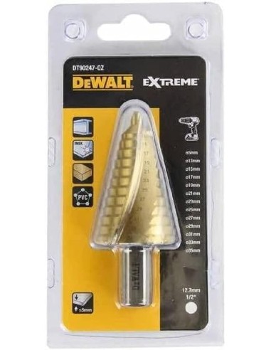 Broca cónica Dewalt impacto para metal DT90247