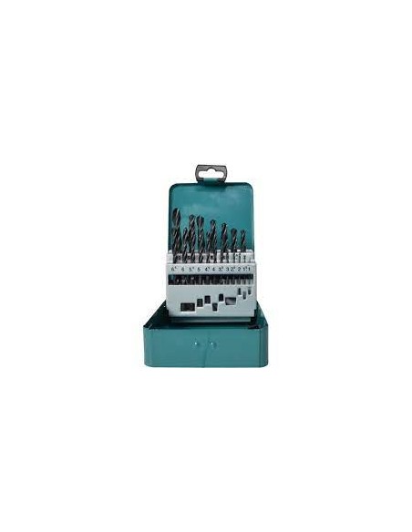 Jeu de forets HSS-R dans boîtier (19 pcs) - MAKITA D-54081