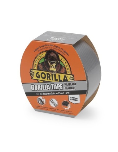 CINTA AMERICANA REFORZADA GORILLA TAPE PLATA 3034200