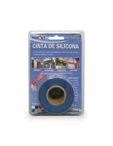 CINTA DE SILICONA 3 METROS X 25 MM CSAZ325