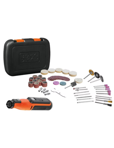 Multi Herramienta Rotativa Black Decker 7 2V y bat integrada 1 5Ah