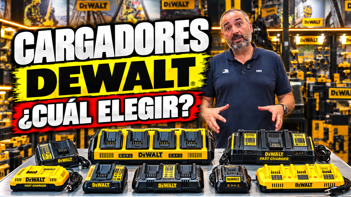 Cargadores DeWalt: diferencias entre 4A, 8A y 12A y cuál elegir
