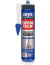 Ceys Total Tech Negro sellador cartucho 290 ml