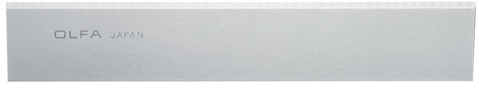 Pack de 10 cuchillas para rascadores 100x18x0,3 mm plateadas