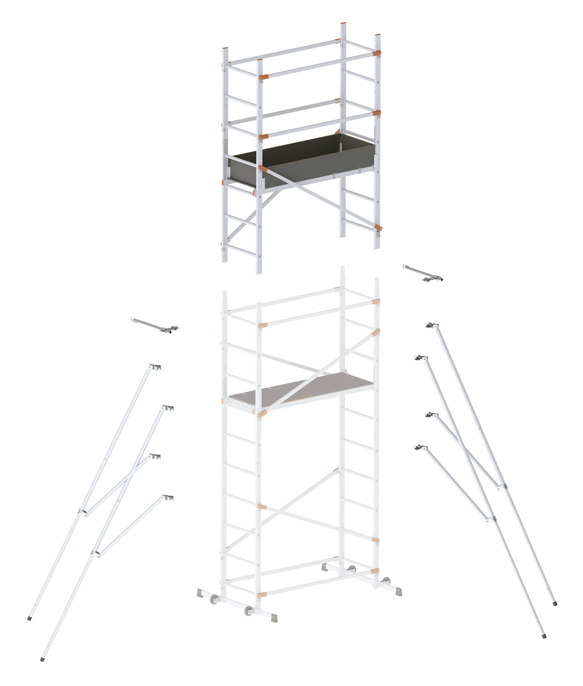 Extensión de andamio doméstico Fast&ampLock 400 (5,80 m)