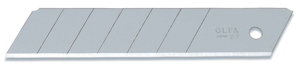 Pack de 20 cuchillas troceables 25 mm plateadas