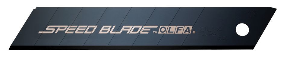 Pack de 5 cuchillas troceables Speed Blade 18 mm negras