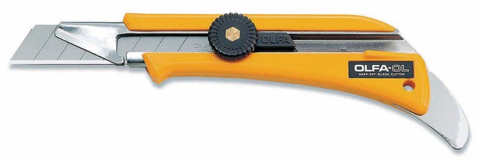 Cúter con bloqueo manual especial para el corte de moquetas y cuchilla de 18mm