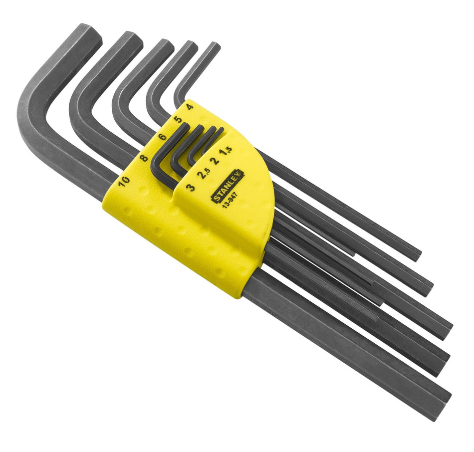 Juego 9 Llaves largas de 1,5 a 10mm - tipo libro -