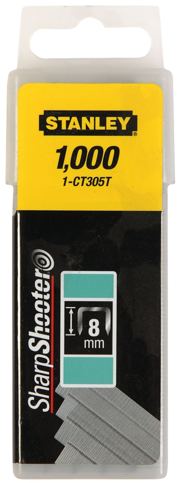 Grapa Tipo 300 - 8mm - 1000u. (para grapadora 6-CT10X)