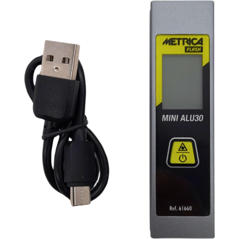 Medidor laser Métrica 30m Mini Alu 30