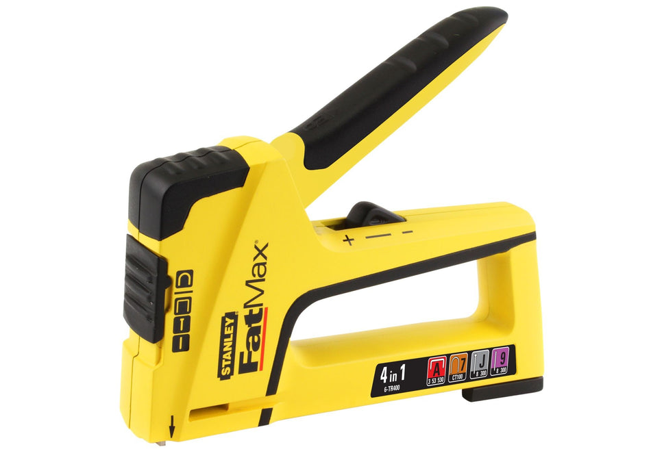 FatMax TR400 4en1 -Grapa Tipo A, Cables y Clavo Tipo J