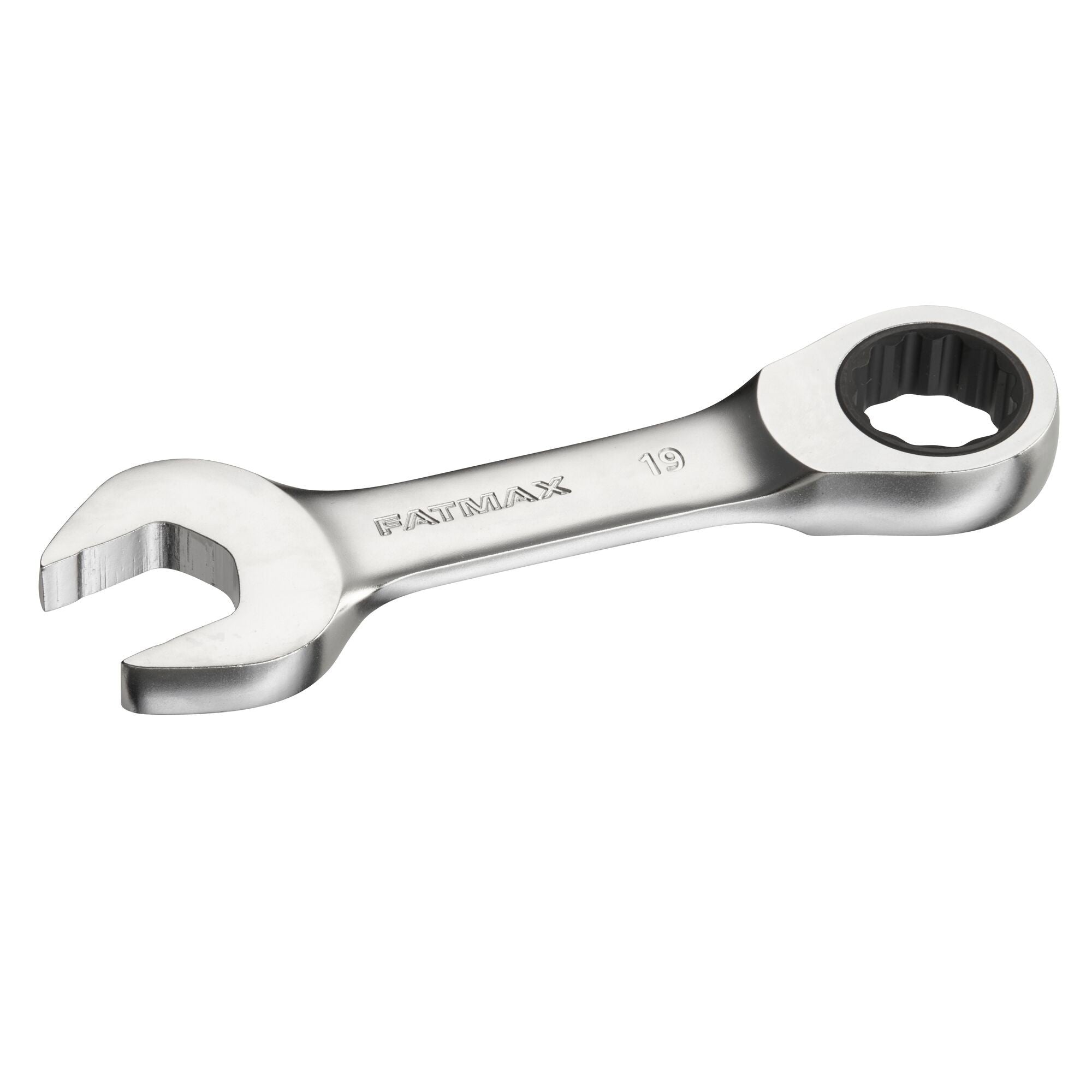 Llave combinada corta con carraca 19mm