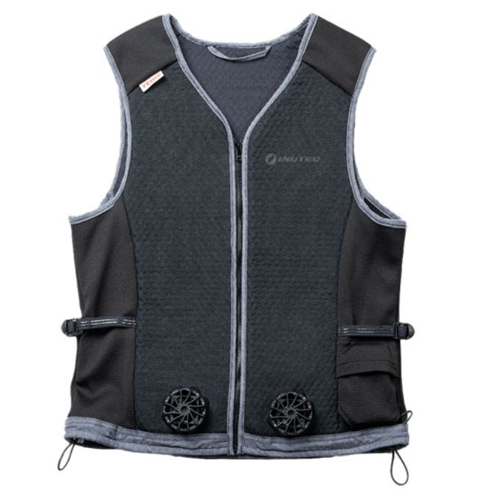 Chaleco de refrigeración alimentado por batería Inuteq-PWR Bodycool Airvent, tejido de aramida - PWR
