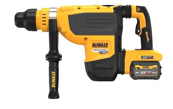 Martillo Electroneumático Dewalt XR FLEXVOLT 54V Li-Ion 9Ah SDS max® 8kg DCH735X2-QW