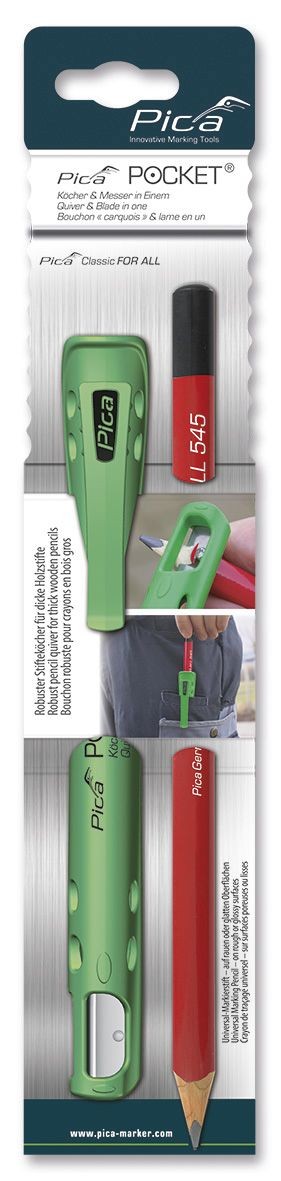 Conjunto funda Pica POCKET + lápiz Pica Classic universal de 230 mm