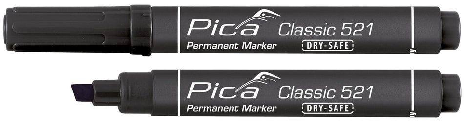 Marcador Permanente Tipo Pincel Negro