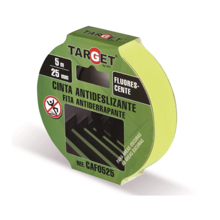 Ipt Cinta Adhesiva Antideslizante Fluorescente De 5 M X 25 Mm Caf0525
