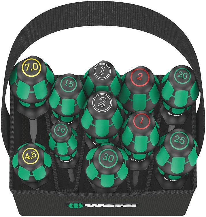 WERA Juego de destornillador Kraftform 2go 300