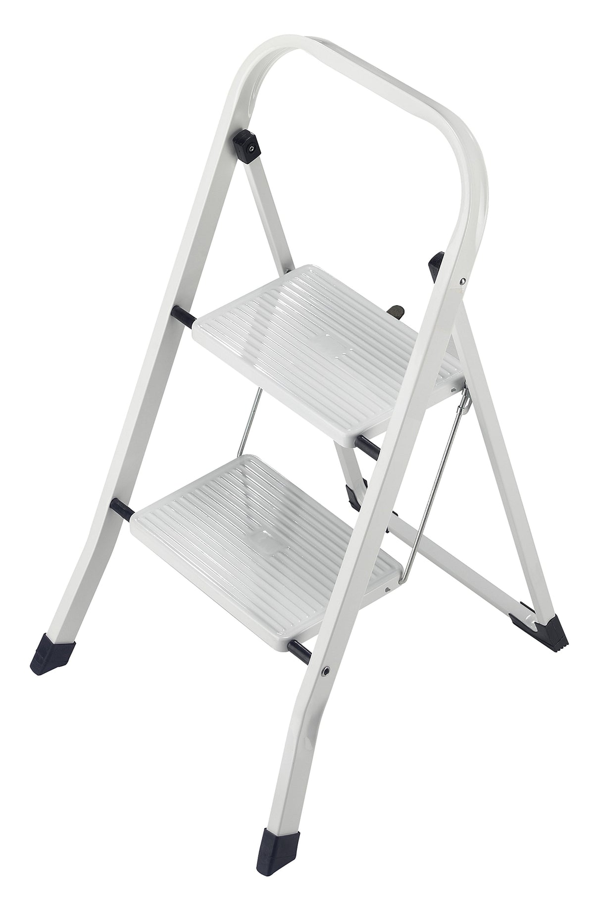 Mini escalera de acero Basic (2 peldaños)