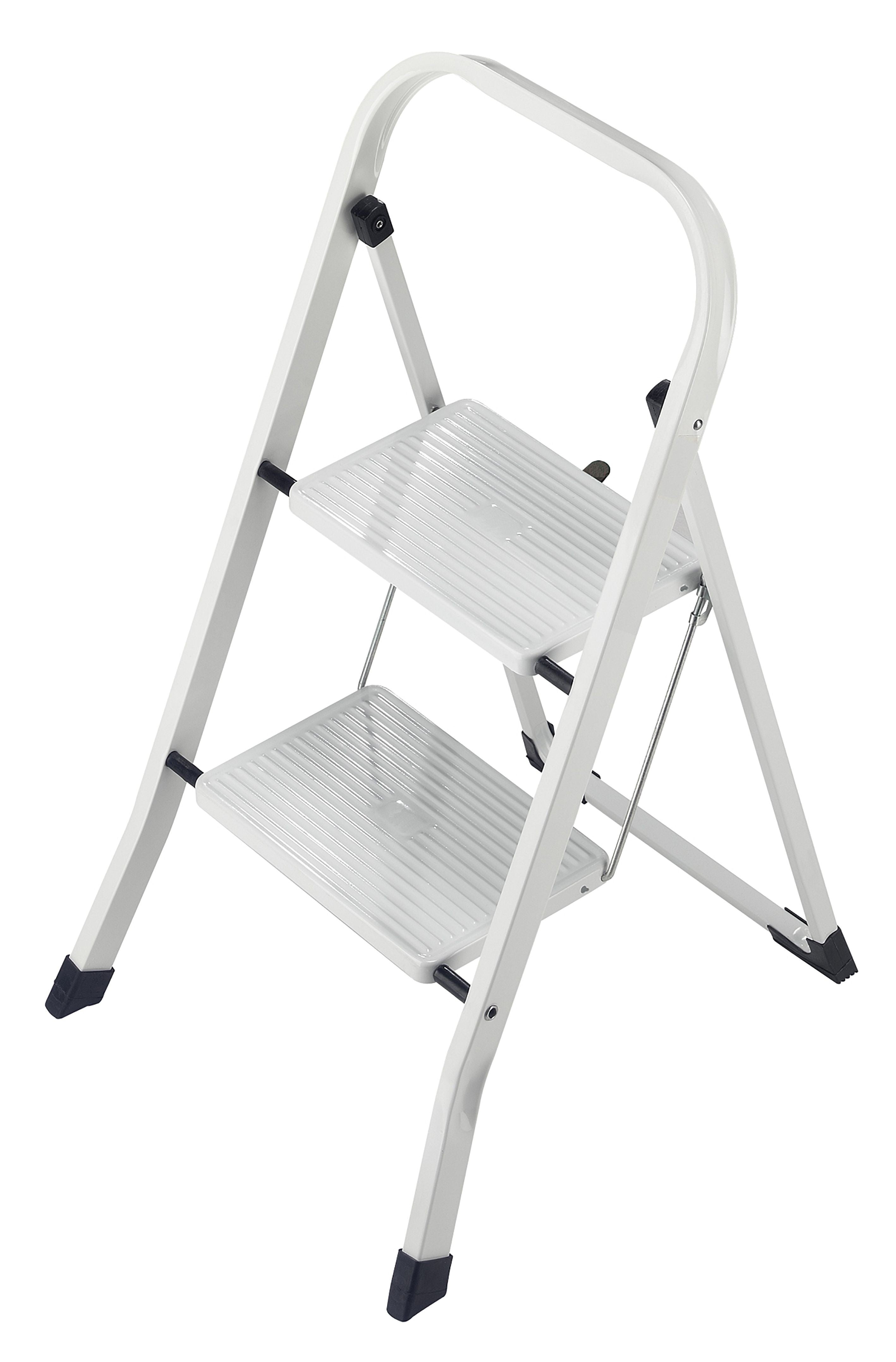 Mini escalera de acero Basic (2 peldaños)