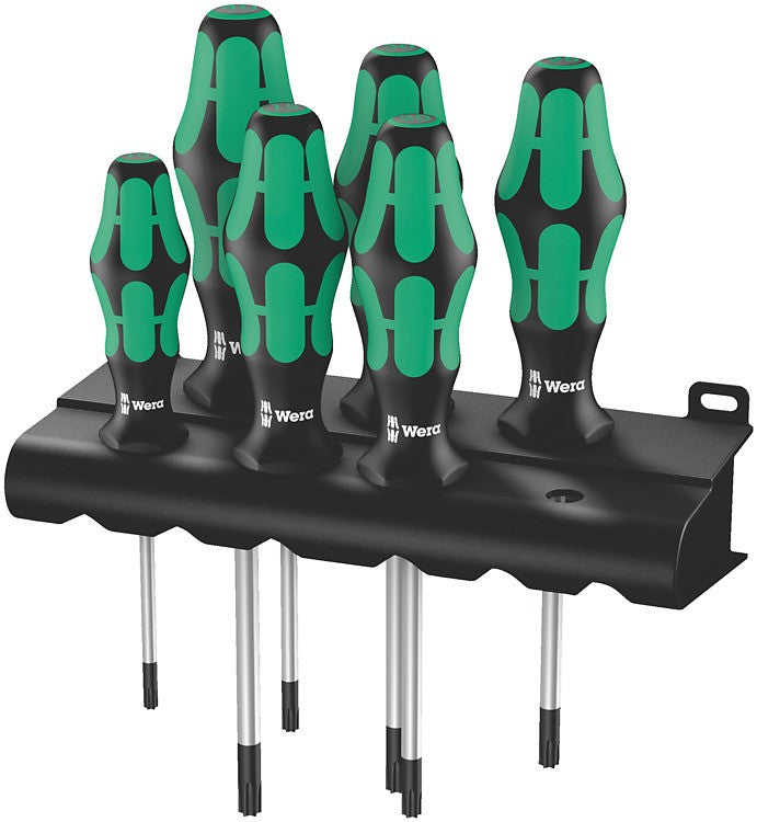 WERA Juego de destornilladores + Bandeja 367/6 TORX