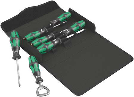 WERA Juego de destornillador, caja textil Kraftform 300/7 Set 3