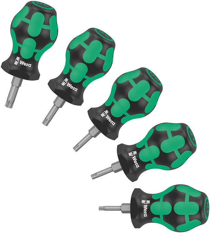 WERA Juego de destornilladores Stubby Set TORX 1