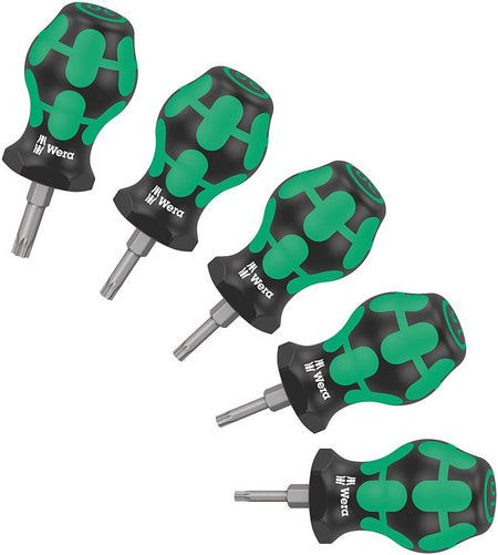 WERA Juego de destornilladores Stubby Set TORX 1