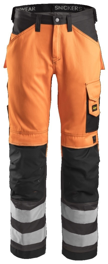 3333 Pantalón Alta Visibilidad Clase 2 naranja-gris antracita talla 42