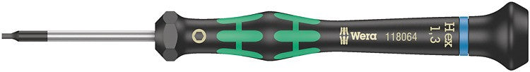 WERA Destornillador hex. para usos electrónicos 2054 Hex-Plus 0,7 x 40 mm