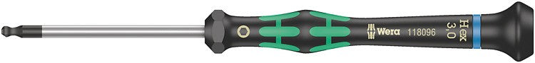 WERA Destornillador hexagonal con bola 2052   1/8" x 60 mm