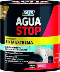 Cinta reparación extrema Ceys AguaStop transparente 10xm X 1,5m