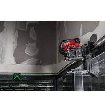 Nivel láser Milwaukee 2 líneas y plomada verde L4 CLLP-301C Redlithium