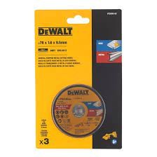 Disco abrasivo Dewalt 76mm para metal y acero inoxidable DT20592-QZ