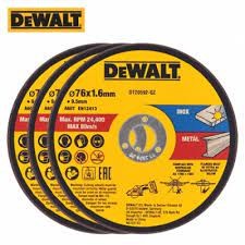 Disco abrasivo Dewalt 76mm para metal y acero inoxidable DT20592-QZ