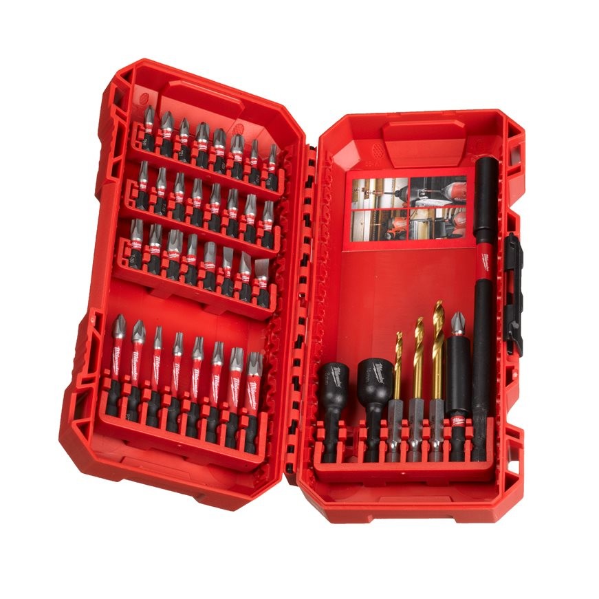 Estuche Milwaukee de 40 piezas Shockwave ajusta a PACKOUT ref 4932493004