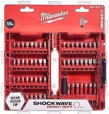 Estuche Milwaukee de 56 piezas Shockwave ajusta a PACKOUT  4932492006