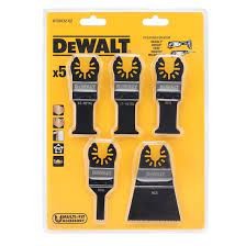 Juego Dewalt de 5 hojas de sierra para multi-herramienta DT20732-QZ