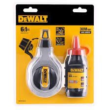 Cordel de trazado Dewalt 30m + polvo rojo ref DWHT47408-0