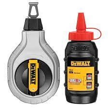 Cordel de trazado Dewalt 30m + polvo rojo ref DWHT47408-0