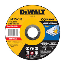 Disco de corte Dewalt Acero/Inox 115X1,0 caja 25 uds DT3442-QZ