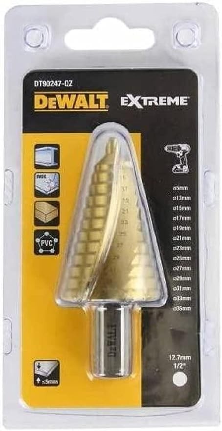 Broca cónica Dewalt impacto para metal DT90247