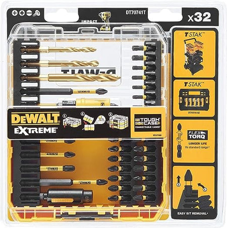 Juego Puntas Atornillar y Brocas DEWALT DT70741T