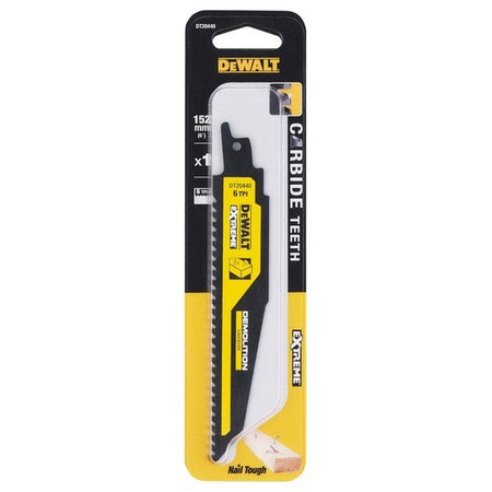 Hoja Sierra de Sable Dewalt Madera 6TPI DT20440