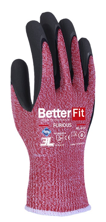 Guante anticorte 3L BETTERFIT FURIOUS (Unidad)