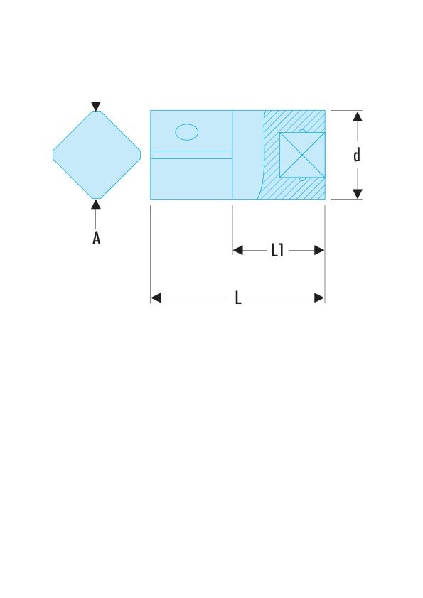 Aumentador de 1/2" a 3/4"