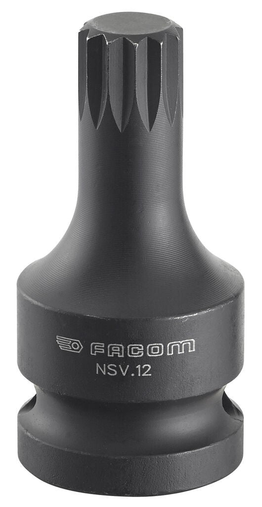 NSV - Vasos impacto 1/2" XZN® macho