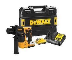 Martillo Dewalt sin escobillas DCH072L2T-QW XR 12V SDS-Plus® con 2 bat. Li-Ion 3Ah y Maletín TSTAK